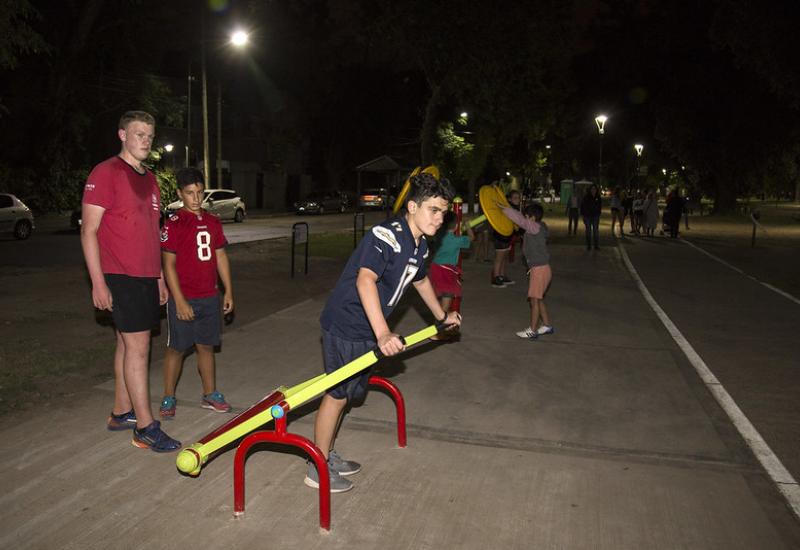APARATOS AERÓBICOS PARA PERSONAS CON DISCAPACIDAD, municipio de san isidro