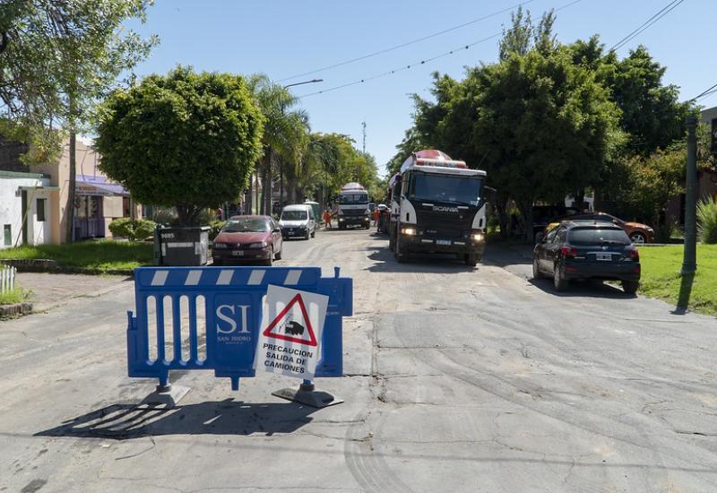 municipio de san isidro, infraestructura, obras publicas, pavimento, primera junta, calle