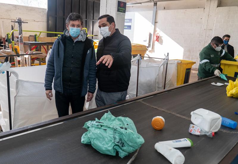 Planta de reciclados en Villa Adelina, plásticos, sustentable, san isidro