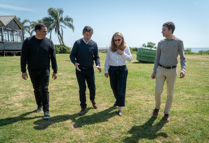 PLANTACION ARBOLES SAN ISIDRO municipio de san isidro, cambio climatico, sustentabilidad, arbol, arboles, plantacion, reino unido, embajada, ONU, naciones unidad, COP26