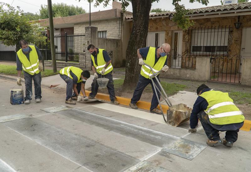 municipio de san isidro, nuevos pavimentos, boulogne, villa adelinta, calle