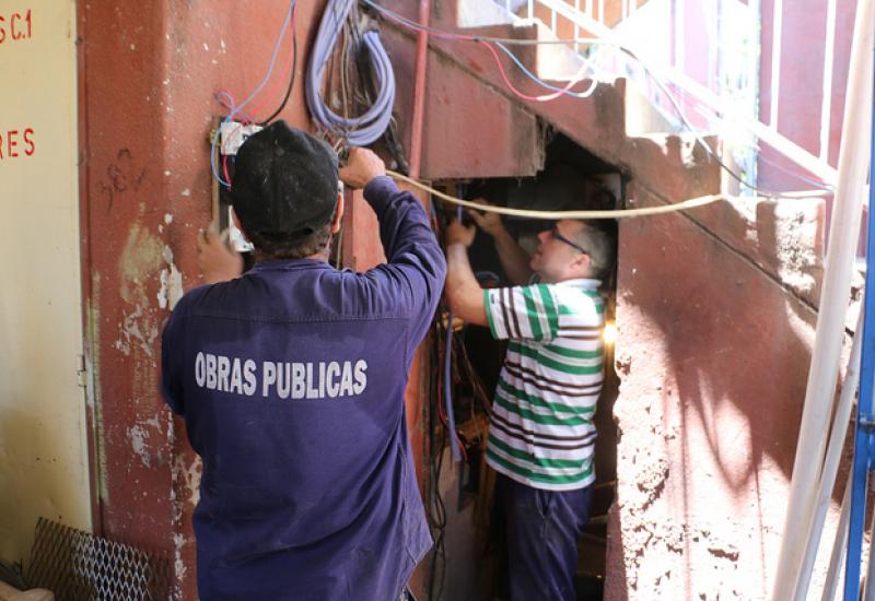 Renovación de la red eléctrica del barrio Santa Rita, Municipio de San Isidro