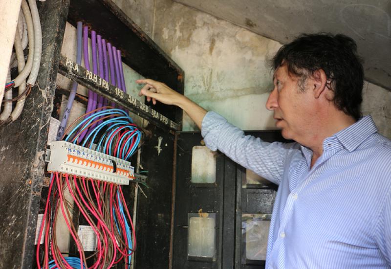 Renovación de la red eléctrica del barrio Santa Rita, Municipio de San Isidro