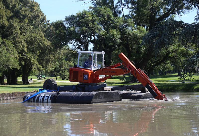 RABAJOS DE MANTENIMIENTO EN EL RESERVORIO DEL JOCKEY CLUB
