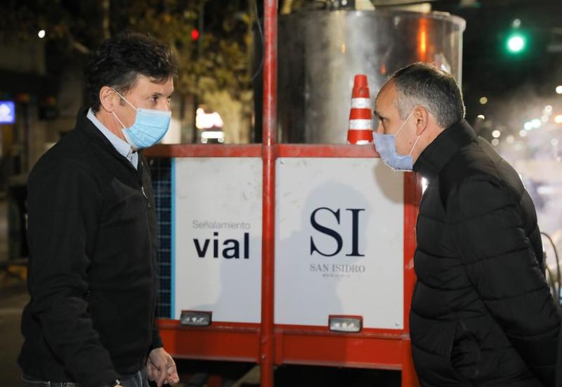 municipio de san isidro, orden vial, señalamiento, senda peatonal, avenida de mayo, villa adelina, transito, inspecciones