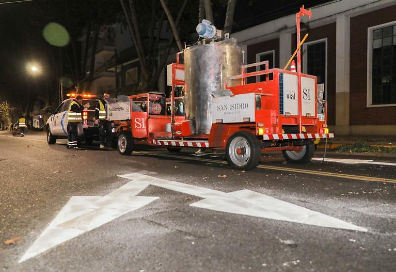 municipio de san isidro, orden vial, señalamiento, senda peatonal, avenida de mayo, villa adelina, transito, inspecciones