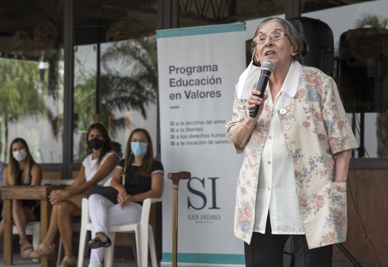 municipio de san isidro, tercera edad, educacion en valores, hilda molina