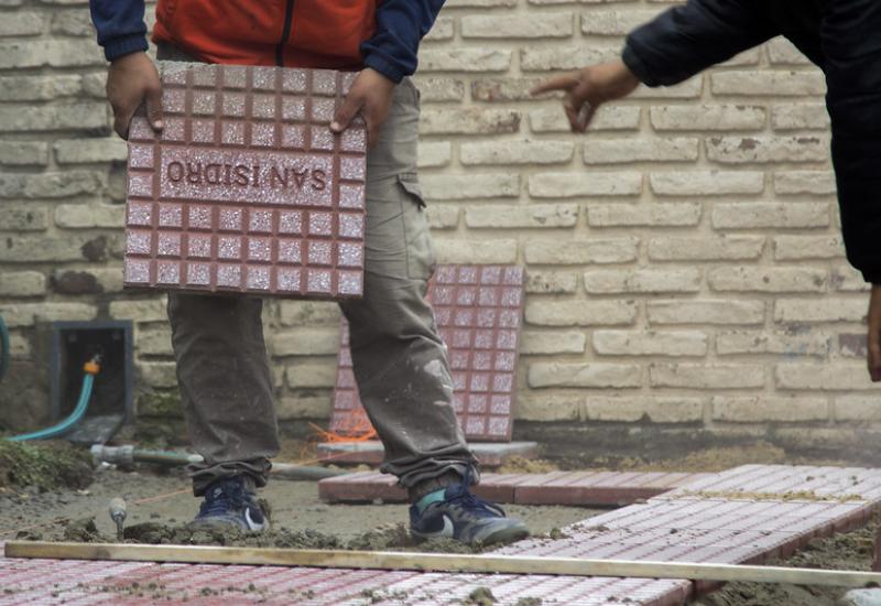 municipio de san isidro, vereda, obras publicas, renovacion, arreglos, trabajos, infraestructura, casco historico