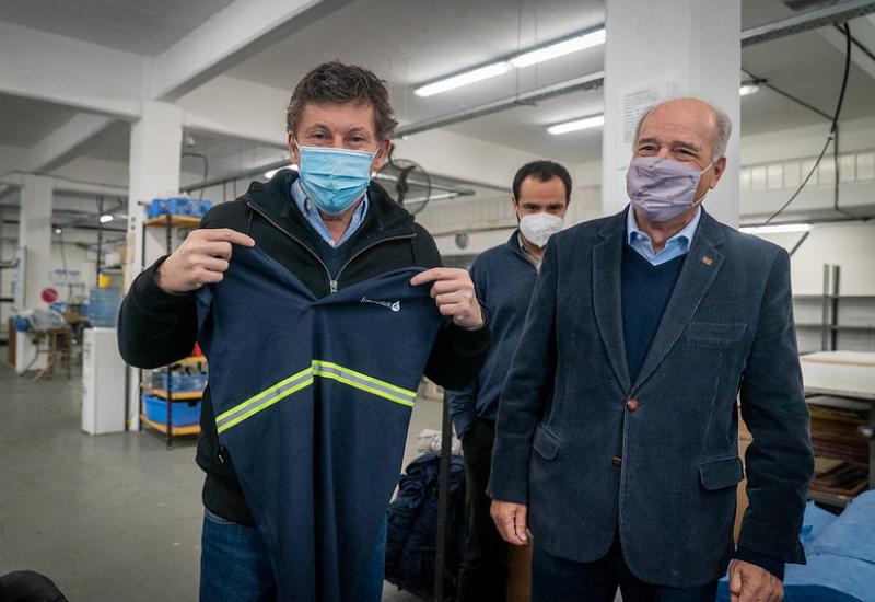 municipio de san isidro, limpiolux, gustavo posse, martinez, empresa, negocio, comercio, limpieza, recorrido, visita