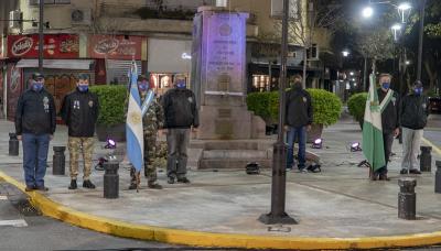 municipio de san isidro, vigilia, 25 de mayo, patria, revolucion, online, transmision, virtual, himno nacional, bandera, argentina, mastil