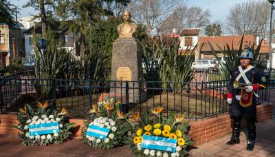 municipio de san isidro, homenaje, libertador, san martin, general, argentina, plaza boulogne, fallecido