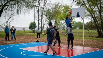 municipio de san isidro, basquet, basket, espacio publico, cancha, calle, street, rio, parque