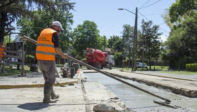NUEVAS CALLES EN BOULOGNE SAN ISIDRO municipio de san isidro, pavimento, calle, bacheo, obras publicas, infraestructura, calles, heroe de malvinas, caseros, bajo de san isidro