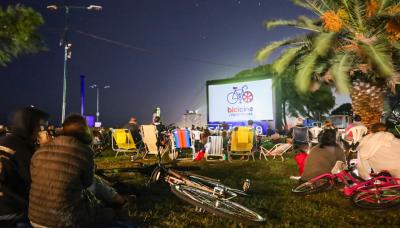 municipio de san isidro, cultura, bicine, pelicula, bicicleta, rio, entretenimiento, bardo en verano, sol, calor