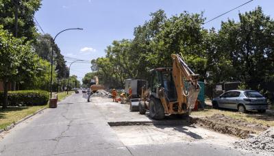 municipio de san isidro, pavimento, calle, bacheo, obras publicas, infraestructura, calles, heroe de malvinas, caseros, bajo de san isidro