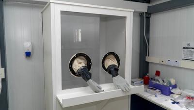 CABINA SANITIZANTE, municipalidad de san isidro