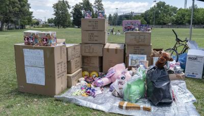 municipio de san isidro, integracion comunitaria, regala una alegria, recoleccion de juguetes, vulnerable, vulnerabilidad, sector, navidad, juguete