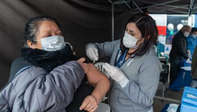 municipio de san isidro, antigripal, vacunacion, martinez, posta sanitaria, gustavo posse, gripe