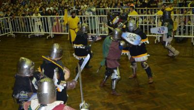 combate medieval san isidro