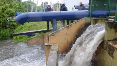municipio de san isidro, obras publicas, limpieza, canales, anegamientos