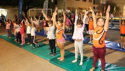 CLASE ABIERTA DE GIMNASIA ARTÍSTICA, VILLA ADELINA