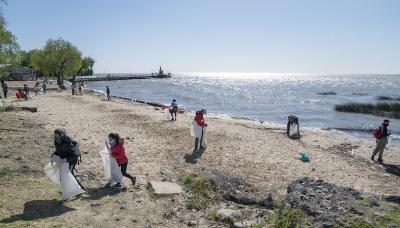 municipio de san isidro, si al rio limpio, sustentable, limpieza del rio, rio de la plata, costa, martínez