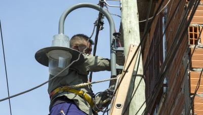 municipio de san isidro, espacio publico, alumbrado, led, santa ana, barrio, boulogne, obra