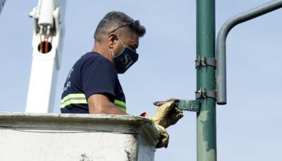 municipio de san isidro, espacio público, alumbrado, luces led, mantenimiento, arreglo