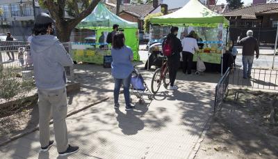 MERCADO EN TU BARRIO CON PROTOCOLO SAN ISIDRO municipio de san isidro, mercado en tu barrio, protocolo, precios bajos, producción, mercado, frutas, verduras