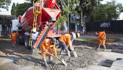 municipio de san isidro, calle, obra, obras calles, beccar, posse, hormigon, bacheo, arreglo