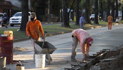 municipio de san isidro, pavimento, calle, bacheo, obras publicas, infraestructura, calles, heroe de malvinas, caseros, bajo de san isidro