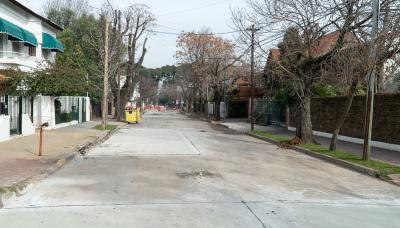 municipio de san isidro, pavimento, calle, bacheo, obras publicas, infraestructura, calles, heroe de malvinas, caseros, bajo de san isidro