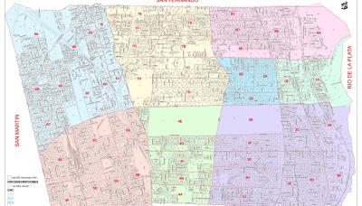 PLANO CATASTRAL CATASTRO SAN ISIDRO municipio de san isidro, urbanismo, catastro, planeamiento urbano, mapa, construccion, obra, casa, manzana, cuadra, edificio