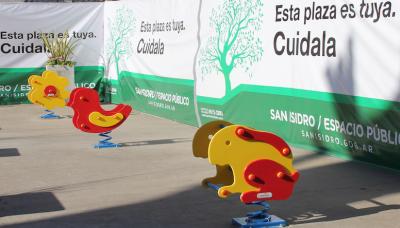 Plazas en San Isidro, renovación