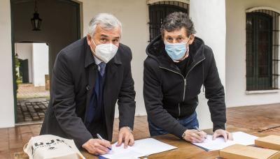 Posse y Morales firmaron un convenio de intercambio cultural en el histórico Museo Pueyrredón. Morales, Posse, convenio, Tucuman, San Isidro, cultura, acuerdo, firma, crecimiento, museo Pueyrredón