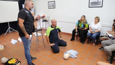 CAPACITACIÓN EN RCP A PROFESORES DE EDUCACIÓN FÍSICA, MUNICIPIO DE SAN ISIDRO