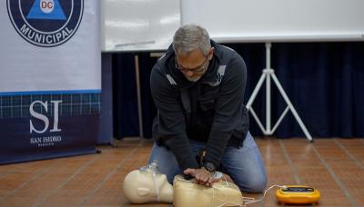 CAPACITACIÓN RCP, MUNICIPIO DE SAN ISIDRO