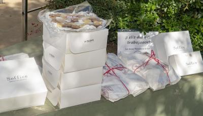 municipio de san isidro, dia del trabajador, 1 de mayo, desayuno, regalo, emprendedores, soffice, facturas, medialuna