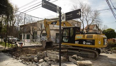 Pavimento nuevo en Villa Adelina, san isidro, obras