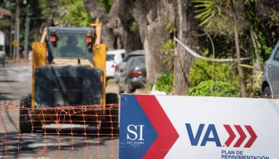 REPAVIMENTACION DE LA CALLE RIVADAVIA EN BECCAR 