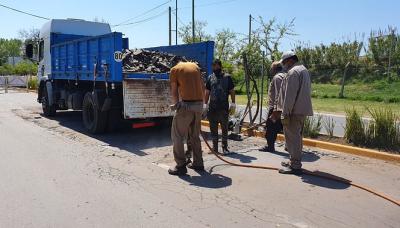 municipio de san isidro, calle roque saenz peña, arreglos, obras públicas