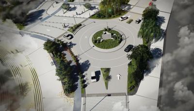 NUEVA ROTONDA Y DESAGÜE EN EL FUTURO PARQUE PÚBLICO DEL PUERTO DE SAN ISIDRO