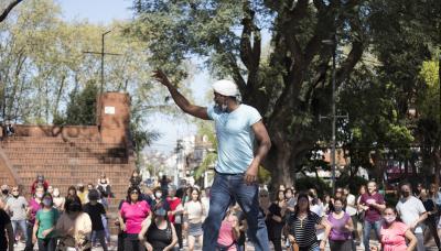 municipio de san isidro, baile, salsa, bachata, ritmos, plaza, aire libre, deporte, cultura