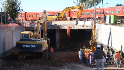 PUENTES FERROVIARIOS EN EL TÚNEL DE SARRATEA
