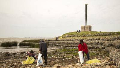 municipio de san isidro, si al rio limpio, sustentable, limpieza del rio, rio de la plata, costa, martínez