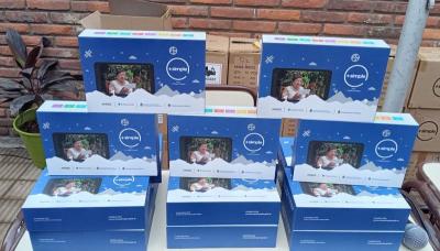 municipio de san isidro, tablet, tablets, educacion, escuela municipal, chicos, chicas, adolescentes, tecnologia, computadora, colegio, tarea