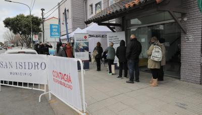 municipio de san isidro, antigripal, vacunacion, martinez, posta sanitaria, gustavo posse, gripe