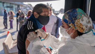 municipio de san isidro, antigripal, vacunacion, martinez, posta sanitaria, gustavo posse, gripe