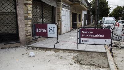 municipio de san isidro, obras publicas, infraestructura, vereda, centro comercial, beccar