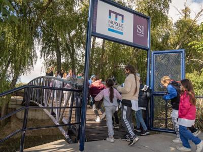 VISITA ALUMNOS ISLAS SAN ISIDRO municipio de san isidro, isla, delta, alumnos, gustavo posse, lancha, rio, parana, islas